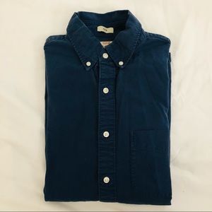 J Crew All Cotton Oxford in Navy